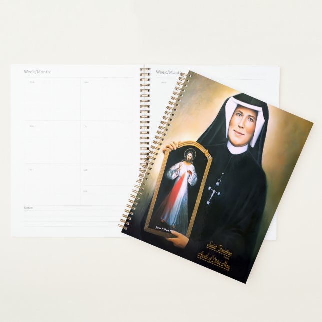 Saint Faustina, Divine Mercy Planner (Display)