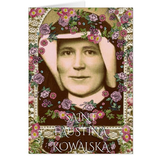 SAINT FAUSTINA KOWALSKA CARDS (Front)