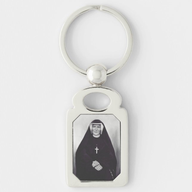 Saint Faustina Kowalska Keychain (Front)