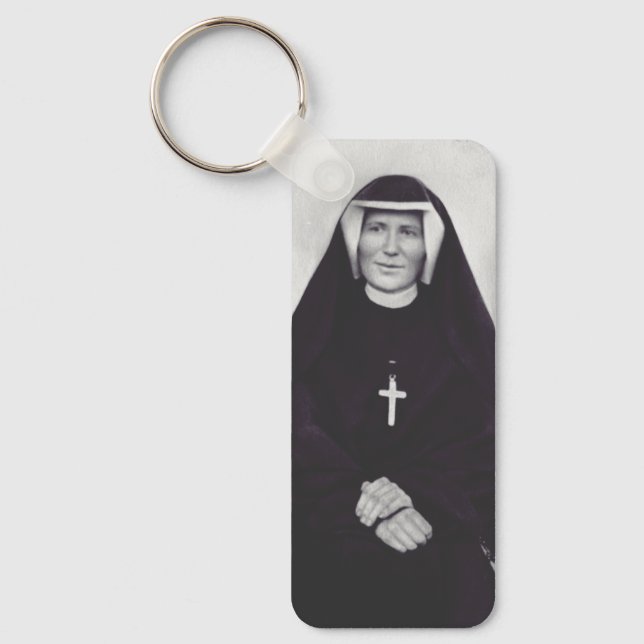 Saint Faustina Kowalska Keychain (Front)