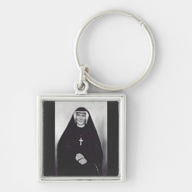 Saint Faustina Kowalska Keychain (Front)