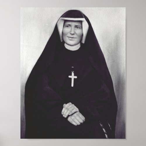 Saint Faustina Kowalska Poster