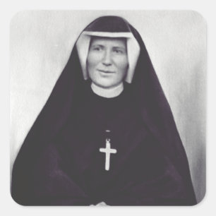 Saint Faustina Kowalska Square Sticker