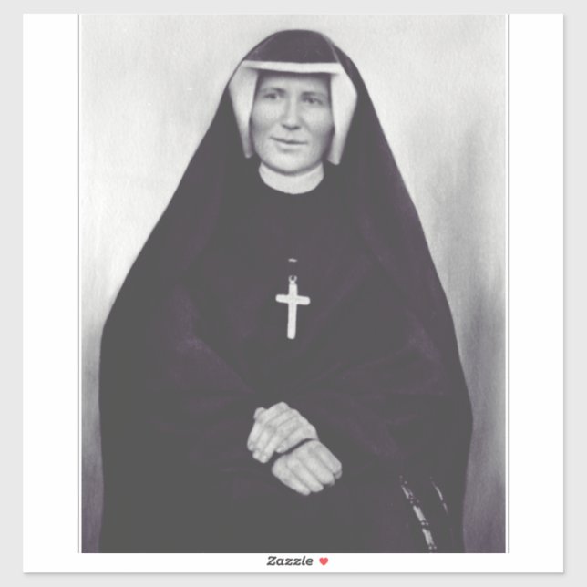 Saint Faustina Kowalska  Sticker (Sheet)