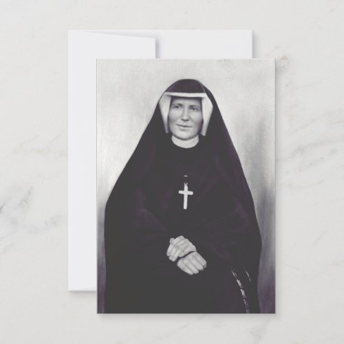 Saint Faustina Kowalska  Thank You Card