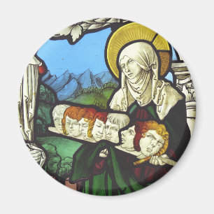 Saint Felicitas and the heads of her seven sons Magnet