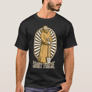 Saint Fiacre Patron Saint Of Gardeners Catholic Ga T-Shirt