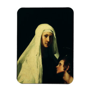 Saint Frances of Rome by Giovanni Antonio Galli Magnet