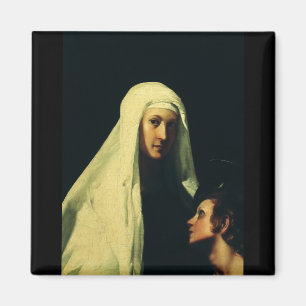 Saint Frances of Rome by Giovanni Antonio Galli Magnet