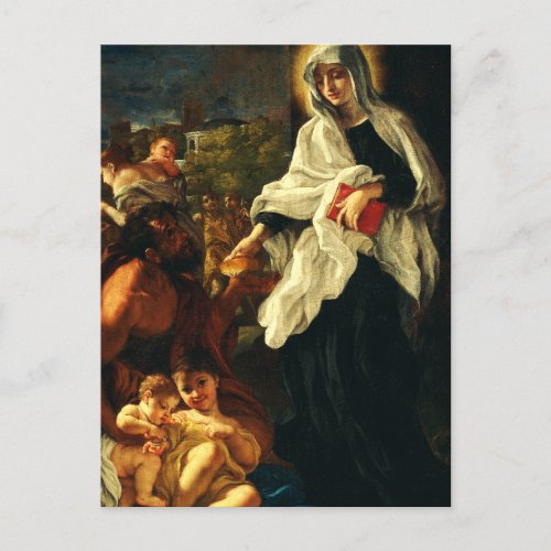 Saint Frances of Rome Postcard