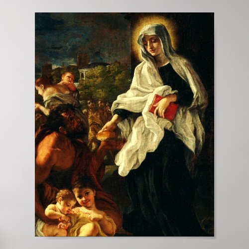 Saint Frances of Rome Poster