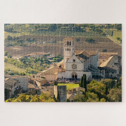 Saint Francis Basilica in Assisi Italy Jigsaw Puzzle