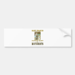 SAINT FRANCIS BUMPER STICKER