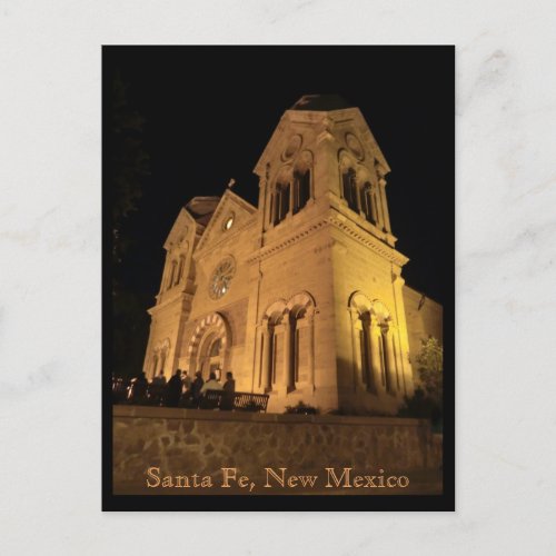 Saint Francis Cathedral Santa Fe New Mexico Postcard