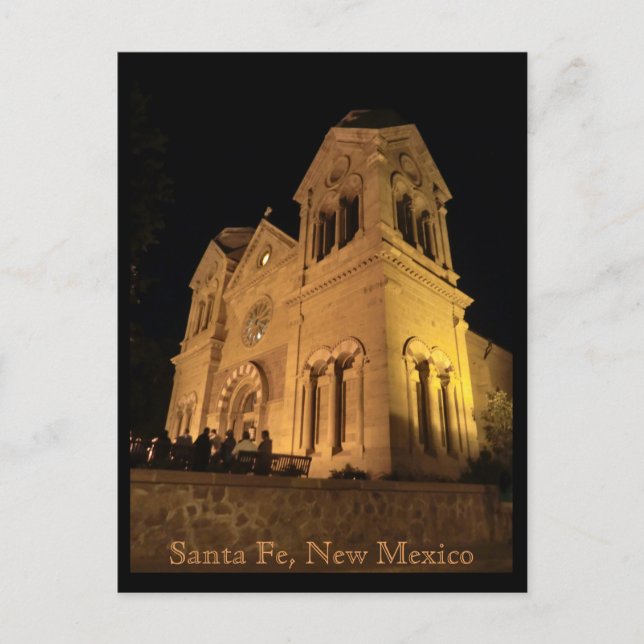Saint Francis Cathedral Santa Fe New Mexico Postcard (Front)