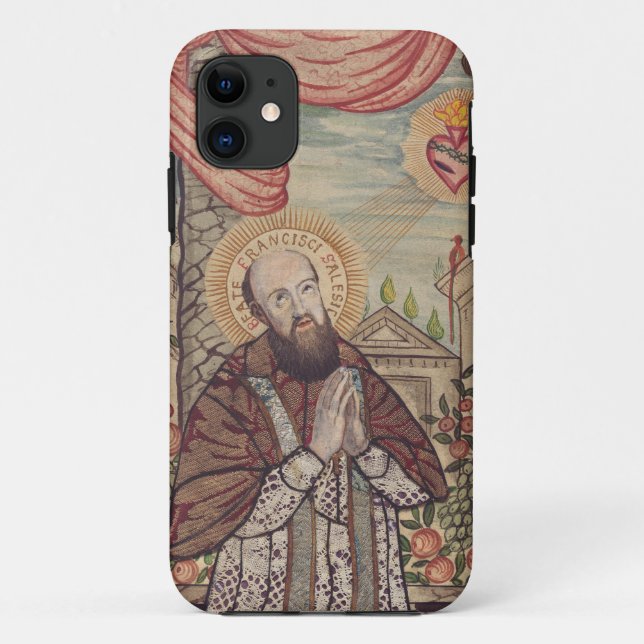 Saint Francis de Sales Bishop of Geneva Case-Mate iPhone Case (Back)