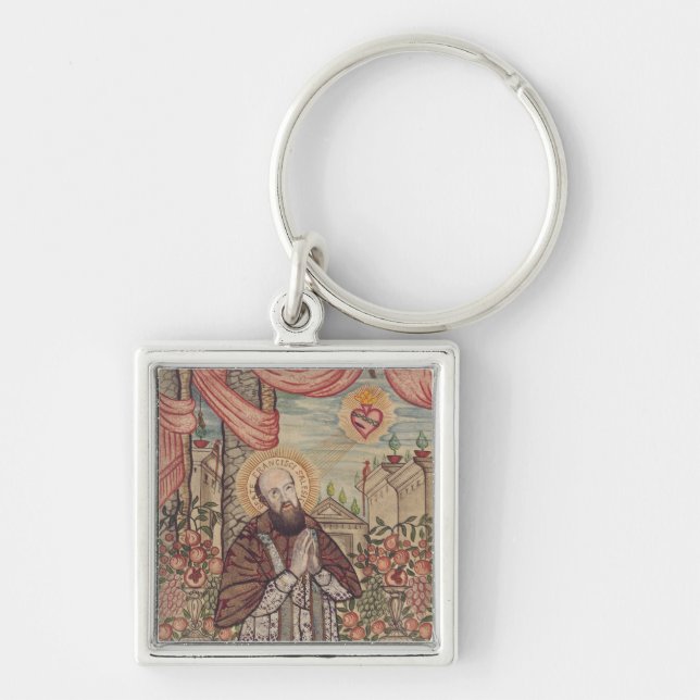 Saint Francis de Sales Bishop of Geneva Keychain (Front)