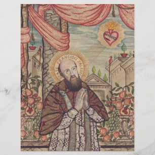 Saint Francis De Sales Bishop Of Geneva Portrait Flyer