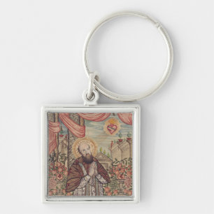 Saint Francis De Sales Bishop Of Geneva Portrait Keychain