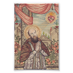 Saint Francis De Sales Bishop Of Geneva Portrait Photo Print