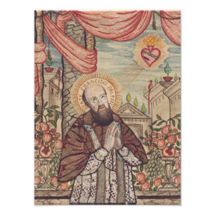 Saint Francis De Sales Bishop Of Geneva Portrait Photo Print