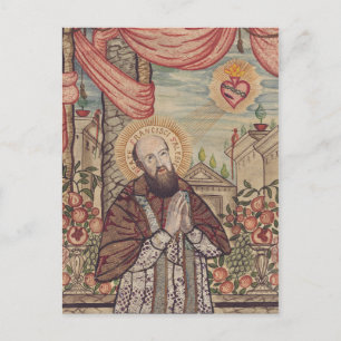 Saint Francis De Sales Bishop Of Geneva Portrait Postcard