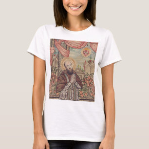 Saint Francis De Sales Bishop Of Geneva Portrait T-Shirt