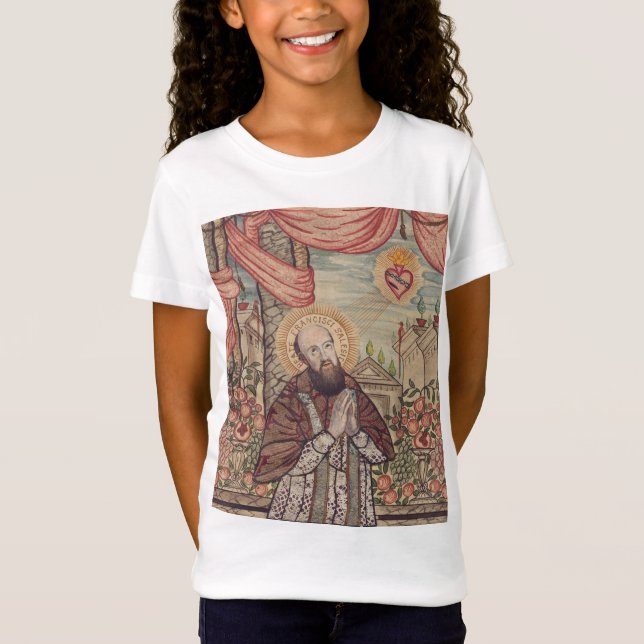 Saint Francis de Sales Bishop of Geneva T-Shirt (Front)