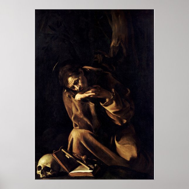 Saint Francis in Meditation Poster (Front)