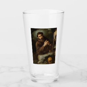 Saint Francis in Prayer (Christian Faith) Glass