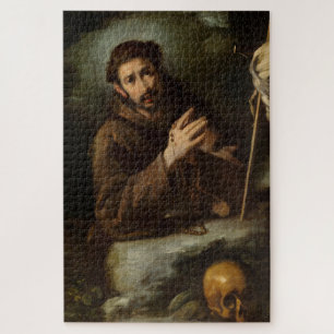 Saint Francis in Prayer (Christian Faith) Jigsaw Puzzle