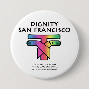 Saint Francis LGBTQ Magnet Button