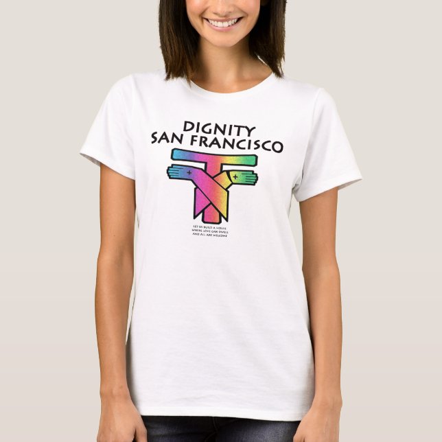 Saint Francis LGBTQ T-Shirt (Front)