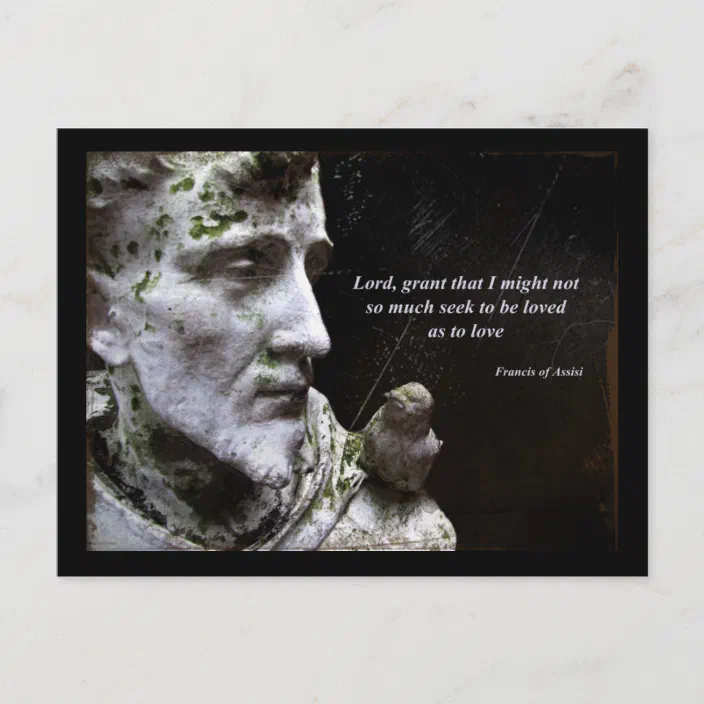 inspiration nature quote greeting card with bird and mosaic