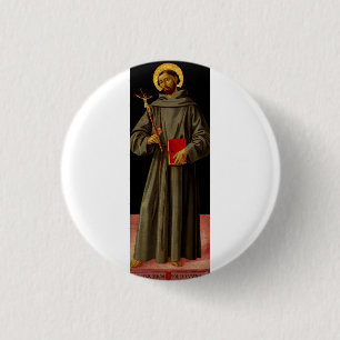 Saint Francis of Assisi by Antoniazzo Romano Button
