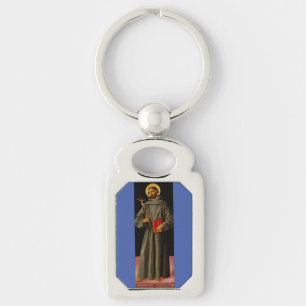 Saint Francis of Assisi by Antoniazzo Romano Keychain