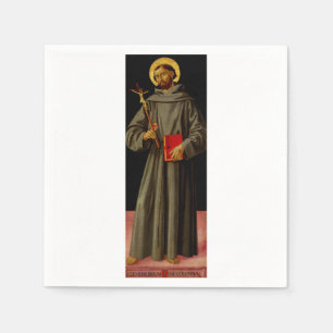 Saint Francis of Assisi by Antoniazzo Romano Napkins