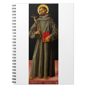 Saint Francis of Assisi by Antoniazzo Romano Notebook