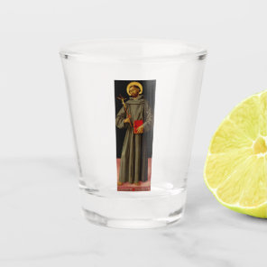 Saint Francis of Assisi by Antoniazzo Romano Shot Glass
