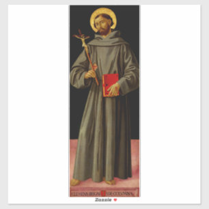 Saint Francis of Assisi by Antoniazzo Romano Sticker