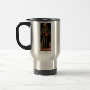 Saint Francis of Assisi by Antoniazzo Romano Travel Mug