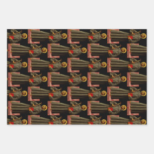 Saint Francis of Assisi by Antoniazzo Romano Wrapping Paper Sheets