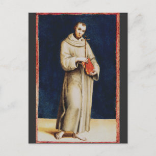 Saint Francis of Assisi by Raphael Renaissance Art Postcard