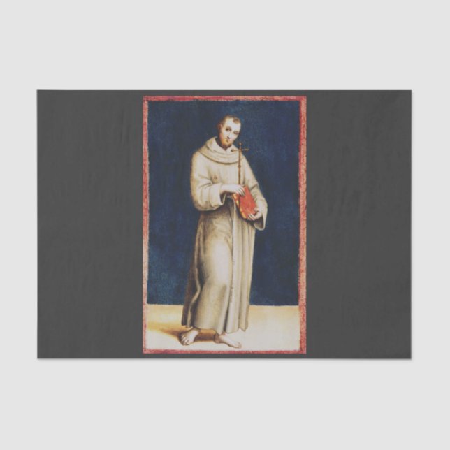 Saint Francis of Assisi by Raphael Tissue Paper (Front)