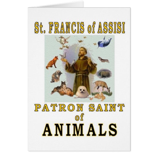 SAINT FRANCIS of ASSISI Cards (Front)