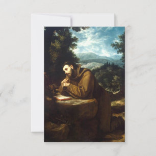 Saint Francis of Assisi Holy Card