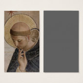 Saint Francis of Assisi  in Contemplation (Front & Back)