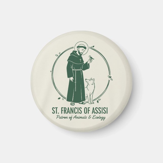 Saint Francis of Assisi Magnet (Front)