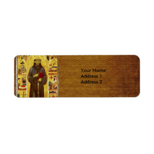 Saint Francis of Assisi Medieval Iconography Label
