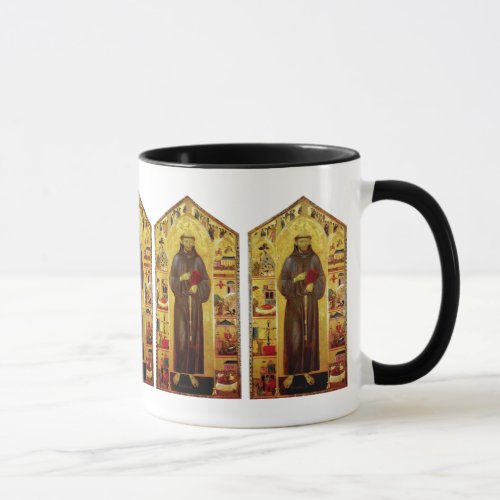 Saint Francis of Assisi Medieval Iconography Mug